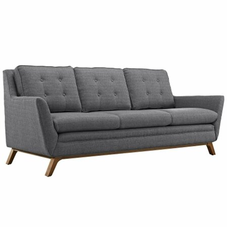 EAST END IMPORTS Beguile Fabric Sofa- Gray EEI-1800-DOR